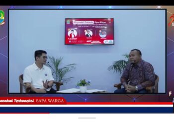 Sales Area Manager Retail Karawang PT Pertamina Patra Niaga Jimmy Wijaya selaku Narasumber pada acara live Subsidi Tepat kepada warga Kota Bekasi dengan media Interaktif Zoom Online (Foto: Istimewa)