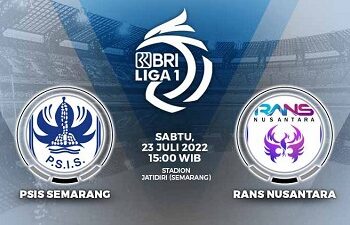 Tim debutan RANS NUsantara FC sukses mengimbangi PSIS Semarang, 1-1 pada laga pembuka Liga 1 Indonesia, di Stadion Jatidiri, Semarang, Sabtu (23/7/2022). (Foto: Indopost)
