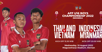 Indonesia siap menghadapi  Myanmar pada semifinal Piala AFF U-16 di Stadion Maguwoharjo, Sleman, Rabu (10/8/2022). (Foto: pssi.org)