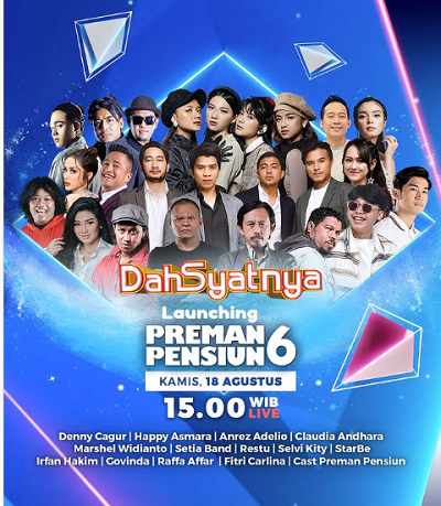
Dahsyatnya Launching Preman Pensiun 6 akan hadir di Lapangan Tegalega, Bandung, Kamis (18/8/2022), bakal dipandu oleh Irfan Hakim, Happy Asmara sampai Marshel Widianto. (Foto: tangkapanlayar IG),