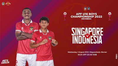 
Tim U-16 Indonesia akan menghadapi Timnas Singapura pada laga kedua di ajang Piala AFF, Rabu (3/8/2022).(Foto: PSSI)