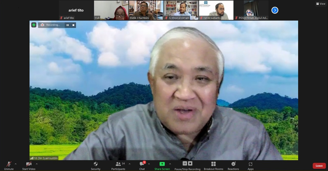  Prof. Din Syamsuddin, Ph.D,