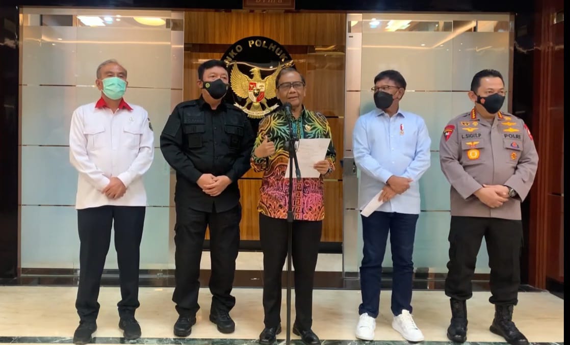 Foto: Tangkapan Layar Kanal Youtube Kemenko Polhukam