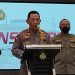 Kapolri Jenderal Listyo Sigit Prabowo memberikan keterangan pers. (Foto: PMJ News/Fajar)