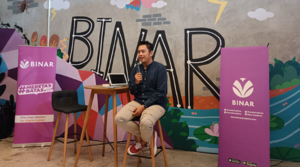 Ilustrasi Sharing Session di BINAR Bersama Seto Lareno, Cofounder BINAR (Foto: Istimewa)