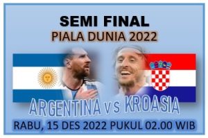 Simak Head to head Argentina Vs Kroasia