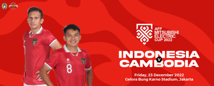 Timnas Indonesia akan mengawali kiprahnya di Piala AFF 2022 dengan menjamu Kamboja di Stadion Gelora Bung Karno (GBK), Jumat (23/12) sore WIB. (Foto: PSSI)