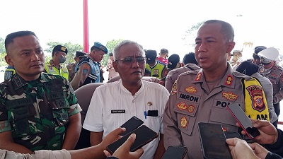 Kapolres Cimahi AKBP Imron Ermawan, usai Gelar Pasukan Lilin Lodaya Nataru di Plasa Mekar Sari, Ngamprah (Foto: Istimewa)
