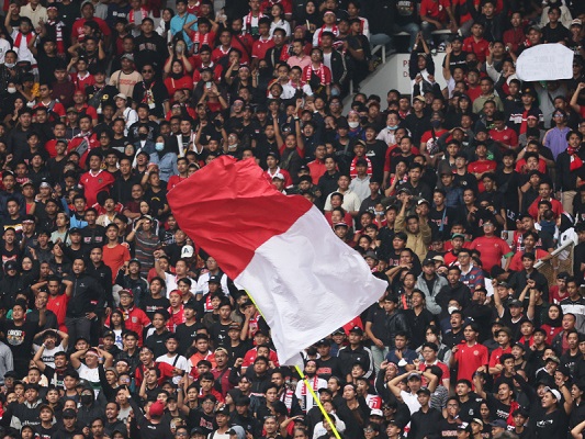 Puluhan ribu suporter akan memberikan dukungan buat Timnas Indonesia yang akan bertarung  menghadapi Thailand di laga ketiga Grup A Piala AFF 2022, di Stadion Utama Gelora Bung Karno, Jakarta, Kamis (29/12/2022) pukul 16.30 WIB.(Foto: PSSI)