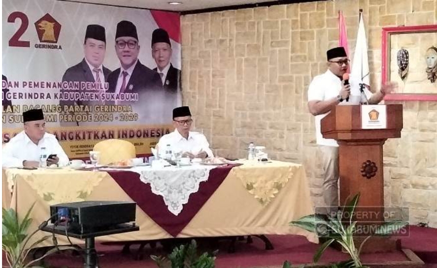 Ketua DPC Partai Gerindra Kabupaten Sukabumi, Yudha Sukmagara (Foto: Istimewa)