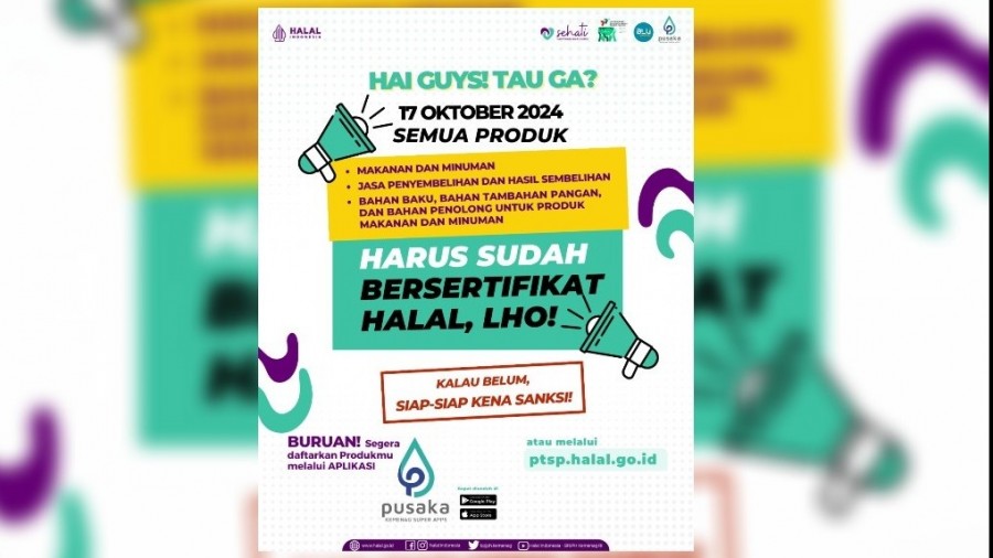 Infografis kewajiban bersertifikat halal (infografis: A'an Yunanto/BPJPH)