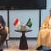 Menag RI Yaqut Cholil Quomas bertemu Menteri Haji Arab Saudi Tawfiq F. Al Rabiah, di Jeddah, Minggu (08/01/2023). (Foto: Humas Kemenag)
