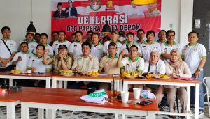 PAPERA Bersama Pedagan Pasar Depok Gelar Deklarasi Dukung Prabowo Presiden 2024