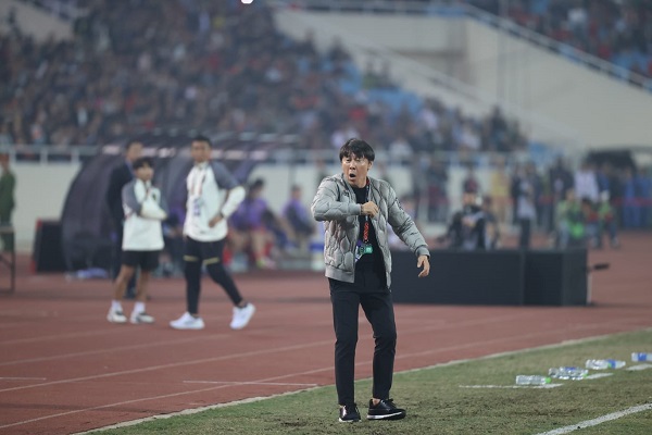 Timnas Indonesia gagal melaju ke final Piala AFF 2022. Ini membuat pelatih Shin Tae-yong, menyampaikan permintaan maaf.(Foto: PSSI)
