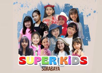 Para artis penyanyi cilik pengisi album lagu Surabaya Superkids Kelas 1. (Dok. Senada Digital)