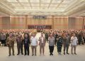 Gubernur Jawa Barat Mochamad Ridwan Kamil menghadiri Silaturahmi 3 Pilar dalam Rangka Mewujudkan Situasi Kamtibmas yang Harmonis, Humanis dan Kondusif menjelang Pemilu 2024,di Ballroom Sudirman Kota Bandung, Selasa (21/3/2023). (Foto: jabarprov.go.id)