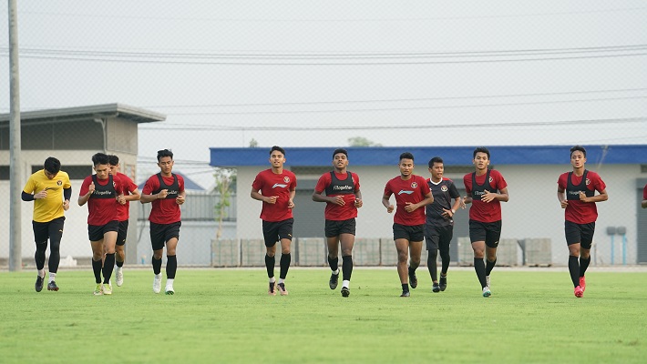 Tim U-22 Indonesia akan melawan Kamboja pada laga pamungkas grup A SEA Games 2023 yang akan digelar di Stadion Nasional Olimpiade, Phnom Penh, Rabu (10/5/2023). (Foto: PSSI)