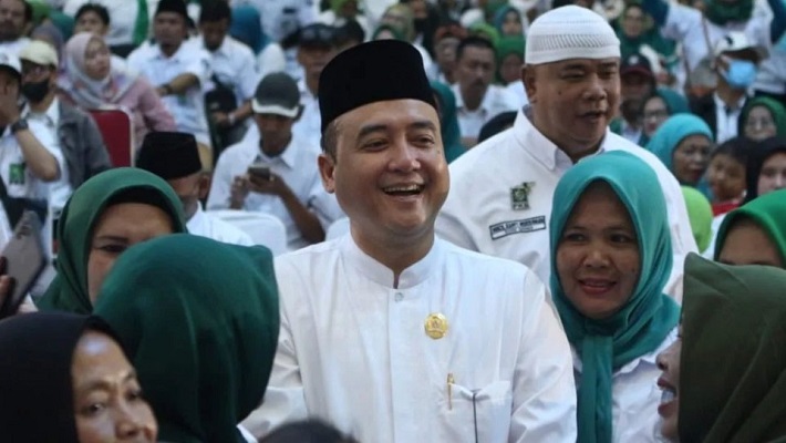 Ketua DPC PKB Kota Bandung, Kang Erwin mendeklarasikan diri untuk maju dalam bursa pencalonan Pemilihan Wali Kota pada Pemilu Serentak 2024 mendatang. (Foto: Ist)
