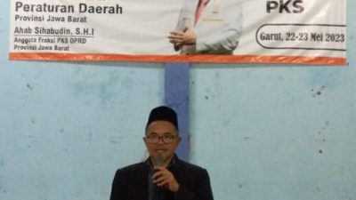 Legislator Jabar Ahab Sihabudin : Masyarakat Harus Paham Perda PPA
