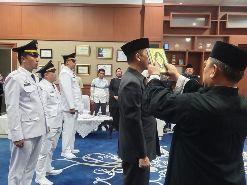 Pelantikan ASN KBB yang dianulir BKN (Foto: Istimewa)