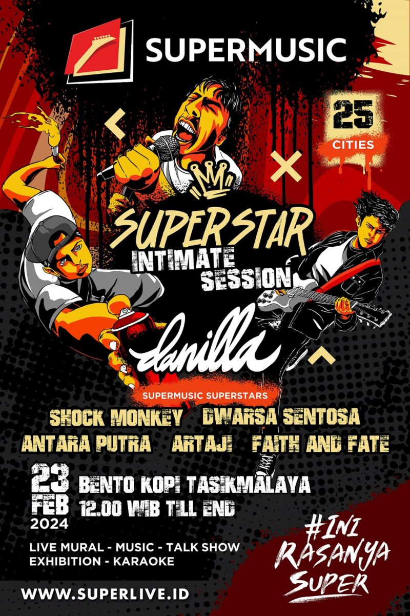 SSIS 2024 Siap Digelar, Tasikmalaya Kota Pertama Pertunjukan Musik, Art, hingga Entrepreneurship, Ada Danilla Riyadi dan Shock Monkey (Foto: Istimewa)
