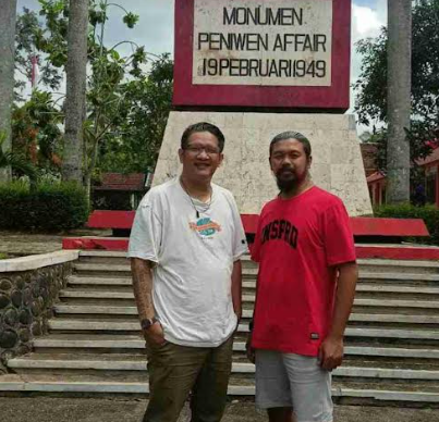 Para pemilik label musik Gema Suara Indonesia Records, Denny Wijaya dan Rulli Aryanto. (Dok. Istimewa)
