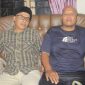 R doel bersama Marta Husada, Penulis lagu Lentera Zikir. (Dok. Istimewa)

