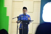 Bupati Bandung, Dadang Supriatna memberikan paparan pada Rapat Koordinasi Bulanan Istimewa di Gedung Mohammad Toha, Kompleks Pemkab Bandung, Selasa (25/6/2024).(Foto: dskominfo)

