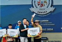 Hewan ternak dari Kabupaten Garut mengikuti Kontes Ternak Jabar Tahun 2024, berlangsung di The Landen, Jalan Maribaya, Kecamatan Lembang, Kabupaten Bandung Barat, Kamis-Jumat (25-26/7/2024) (Foto: Istimewa)