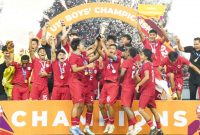 Timnas Indonesia keluar sebagai juara ASEAN U-19 Boys Championship 2024, usai menumbangkan Thailand 1-0, pada laga final di Stadion Gelora Bung Tomo, Surabaya, Senin (29/7/2024).(Foto: PSSI)


