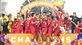 Timnas Indonesia keluar sebagai juara ASEAN U-19 Boys Championship 2024, usai menumbangkan Thailand 1-0, pada laga final di Stadion Gelora Bung Tomo, Surabaya, Senin (29/7/2024).(Foto: PSSI)

