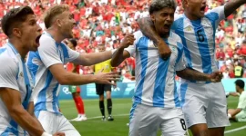 
Timnas Argentina U-23 vs Maroko U-23 berakhir ricuh di Olimpaide Paris 2024. (Foto: Instagram/afaseleccion)
