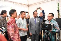 
Penjabat Gubernur Jabar Bey Machmudin menghadiri Kampanye Tuberkulosis dan Peluncuran Portable X-Ray bersama Menteri Kesehatan RI di Gedung Sate Bandung, Jumat (2/8/2024).(Foto: biro adpim jabar)