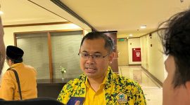
Arfi Rafnialdi, Ketua Bidang Strategi Penggalangan Pemilih DPP Partai Golkar (Foto: deram/dara)
