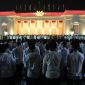 Tamu undangan menghadiri acara Zikir dan Doa Kebangsaan 79 Tahun Indonesia Merdeka di Halaman Depan Istana Merdeka Jakarta, Kamis (01/08/2024). Acara tersebut merupakan acara pembuka dari rangkaian kegiatan menyambut HUT ke 79 Kemerdekaan Republik Indonesia. (Foto: Humas Setkab/Rahmat)
