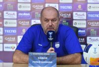 
Pelatih Persib, Bojan Hodak memberikan keterangan pers menjelang pertandingan melawan Port FC di Stadion Si Jalak Harupat Kabupaten Bandung, Rabu, 18 September 2024. (Foto: PERSIB.co.id)
