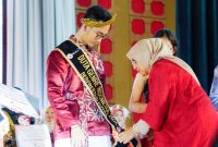 Ananda Hierofani Ahmad, Duta GenRe Kabupaten Garut yang mewakili Jawa Barat Raih Prestasi Nasional di Adujaknas 2024 di Kabupaten Badung, Bali, pada Jumat (20/9/2024)(Foto: Istimewa)