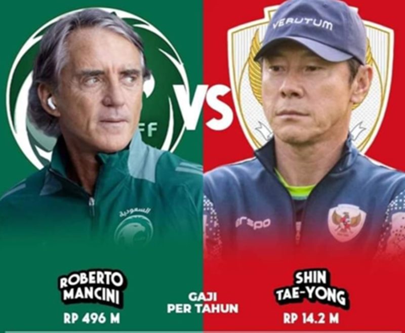 
Shin Tae-yong dan Roberto Mancini saling melempar pujian dalam sesi konferensi pers jelang laga. (Foto: FB justin hubner fans)
