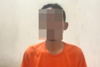 DD (35), warga Kecamatan Garut Kota diciduk Polsek Garut Kota, Polres Garut, karena diduga telah melakukan aski curanmor, Rabu (25/9/2024)(Foto: Istimewa)