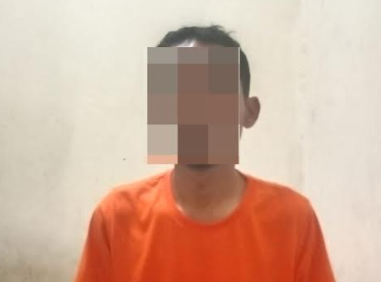DD (35), warga Kecamatan Garut Kota diciduk Polsek Garut Kota, Polres Garut, karena diduga telah melakukan aski curanmor, Rabu (25/9/2024)(Foto: Istimewa)