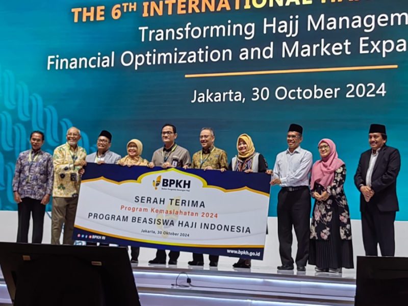 BPKH menggelar acara the 6th International Hajj Fund Forum atau Forum Keuangan Haji Internasional di Jakarta Convencion Center, Rabu (30/10/2024). (Foto: andre/dara)
