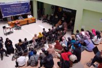 
Sosialisasi Peraturan Daerah Nomor 4 Tahun 2024 tentang Pelaksanaan Penghormatan, Pelindungan, dan Pemenuhan Hak Penyandang Disabilitas, di Gedung Pusat Layanan Usaha Terpadu (PLUT) Usaha Mikro, Kecil dan Menengah (UMKM) Soreang, Kabupaten  Bandung, Senin (30/9/2024).(Foto: diskomnfo)