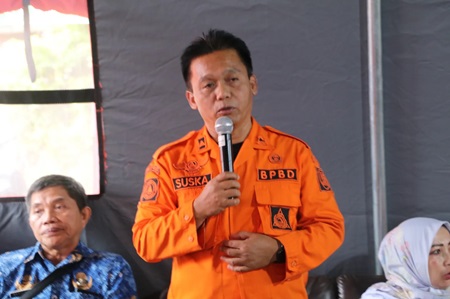
Kepala Pelaksana BPBD Kabupaten Bandung, Uka Suska Puji Utama (Foto: maji/dara)
