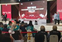Debat kedua pasangan calon bupati dan wakil bupati Garut di Ballroom Hotel Santika, Jalan  Cipanas Baru, Kecamatan Tarogong Kaler, Kabupaten Garur, Rabu (20/11/2024)(Foto: Istimewa)