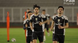 Suporter sudah tak sabar ingin melihat debut Kevin Diks  bersama  Timnas  Indonesia saat menjamu  Jepang di Stadion Utama Gelora Bung Karno (GBK), Jakarta, Jumat (15/11/2024).(Foto: PSSI)
