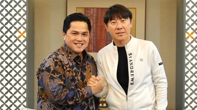 
Ketua Umum PSSI pecat pelatih Shin Tae-yong. (Foto: Dok. Instagram/@erickthohir)

