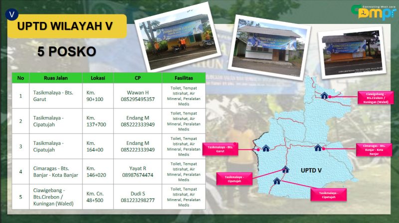 Pemda Provinsi Jawa Barat menyediakan menyediakan 55 Posko Piket Lebaran di jalur mudik dan wisata untuk melayani masyarakat.(Foto: diskominfo jabar) 
