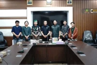 DPRD Kota Sukabumi menerima audensi dari penurus HMI  di kantor DPRD Kota Sukabumi, Rabu (16/4/2025).(Foto: Ist)

