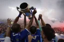 
Para pemain PERSIB mengangkat trofi juara Liga 1 2024/25 di Stadion Gelora Bandung Lautan Api, Sabtu (24/5/2025). (Foto: PERSIB.co.id)