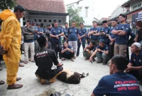 Pelatihan Juru Sembelih Halal yang diselenggarakan oleh DPD Juru Sembelih Halal (Juleha) Kabupaten Garut, bertempat di Mesjid Al-Ikhlas, Jalan Patriot Dalam, Kecamatan Tarogong Kidul, Garut, Minggu (1/06/2025)(Foto: Istimewa)